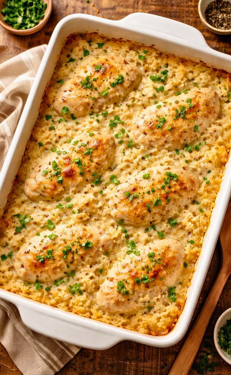 Angel Chicken and Rice Casserole Recipe