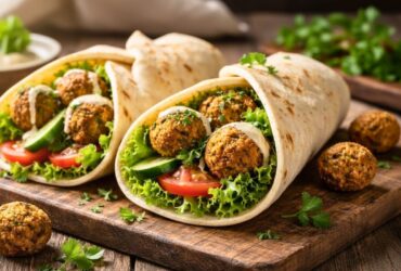 Falafel Wraps Vegan Recipe