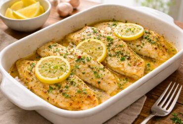 Garlic Butter Oven Baked Tilapia Recipe
