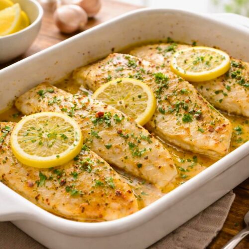 Garlic Butter Oven Baked Tilapia Recipe