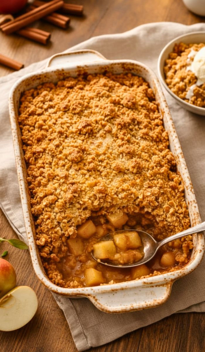 Jamie Oliver Simple Apple Crumble Recipe