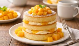 Japanese Mango Pancake Recipe