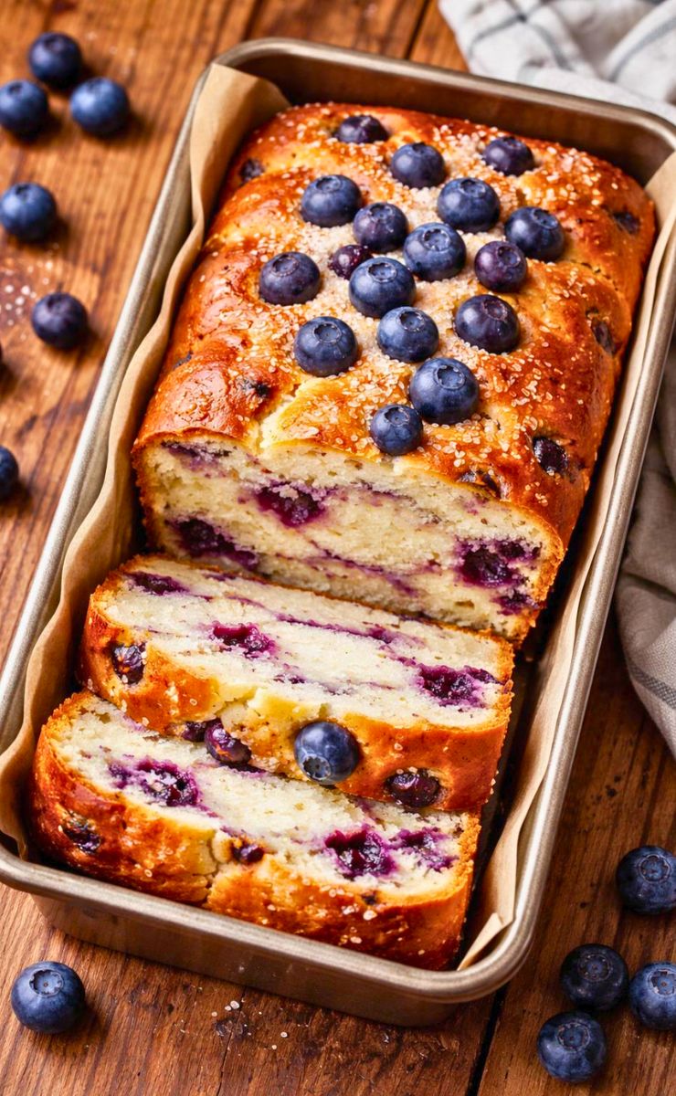 Blueberry Cream Cheese Loaf Recipe