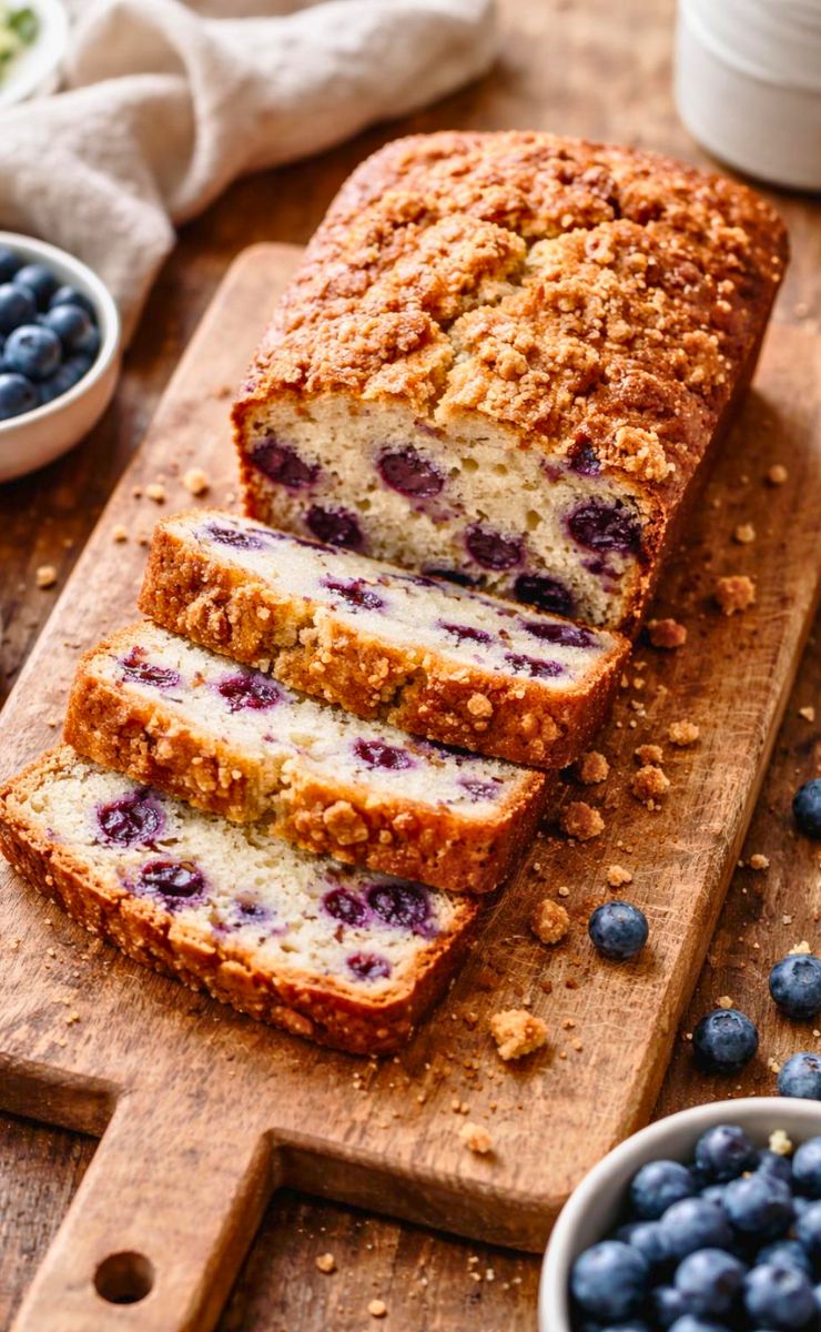 Blueberry Pie Quick Bread Recipe