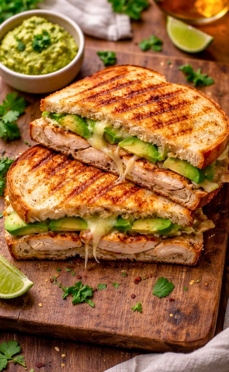 Chicken Avocado Melt Sandwich Recipe