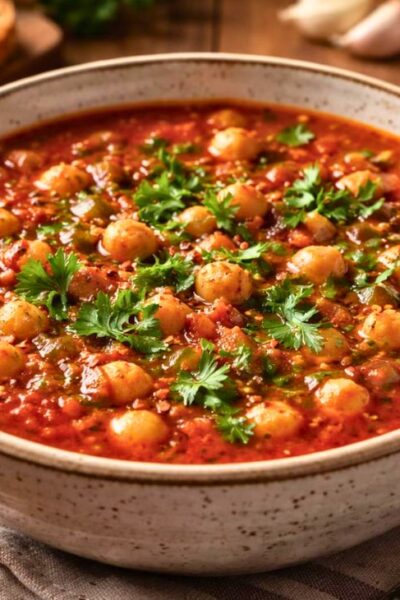 Chickpea Tomato Soup Recipe