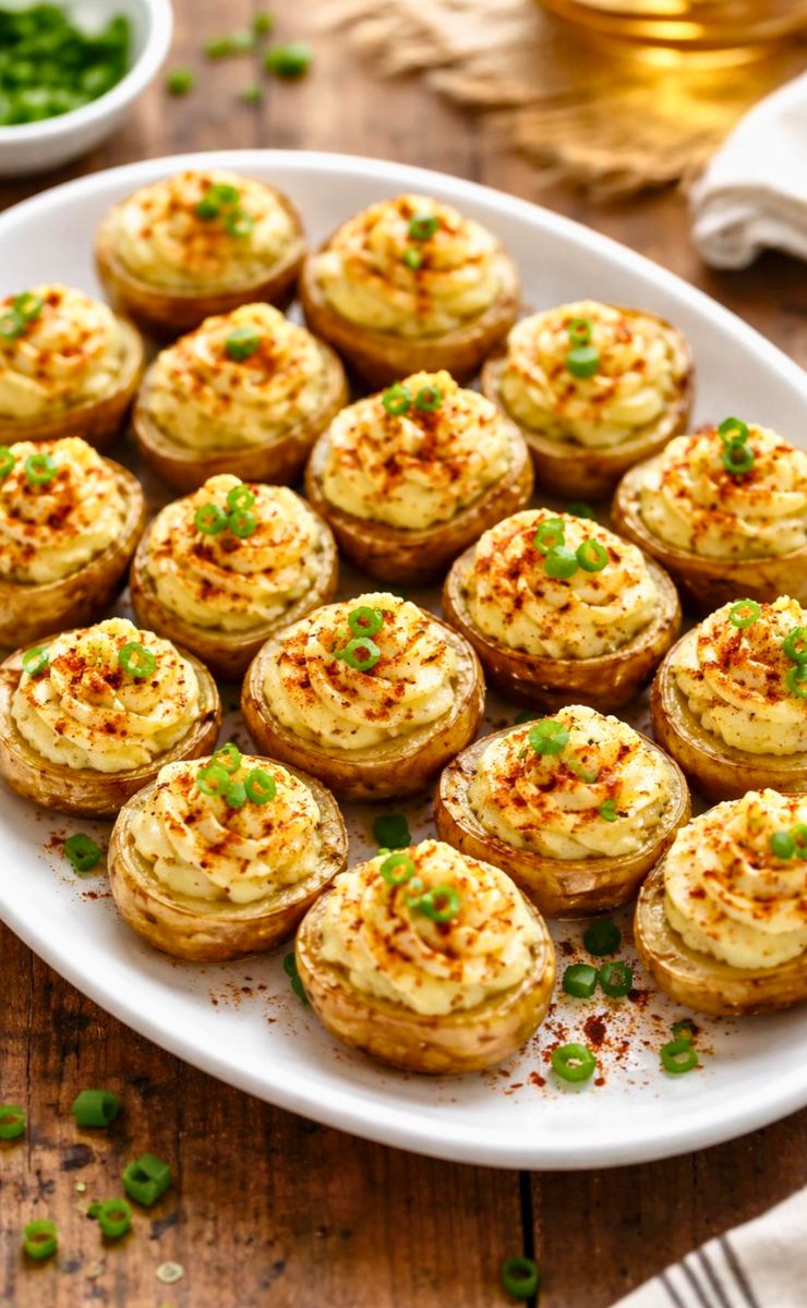 Easy Deviled Potatoes Recipe