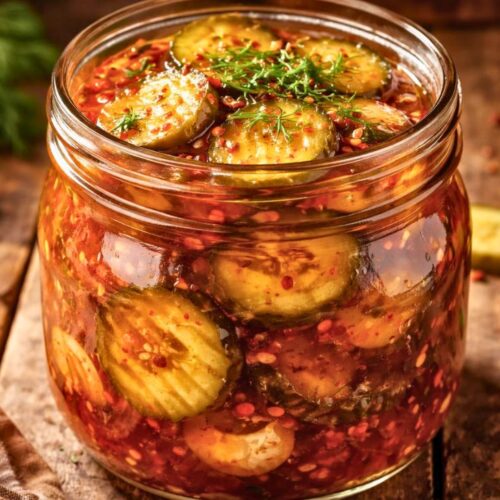 Famous Dave’s Sweet and Spicy Pickles Recipe