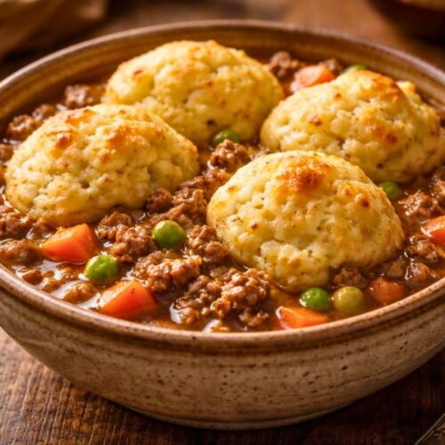 Hairy Bikers Mince and Dumplings Recipe