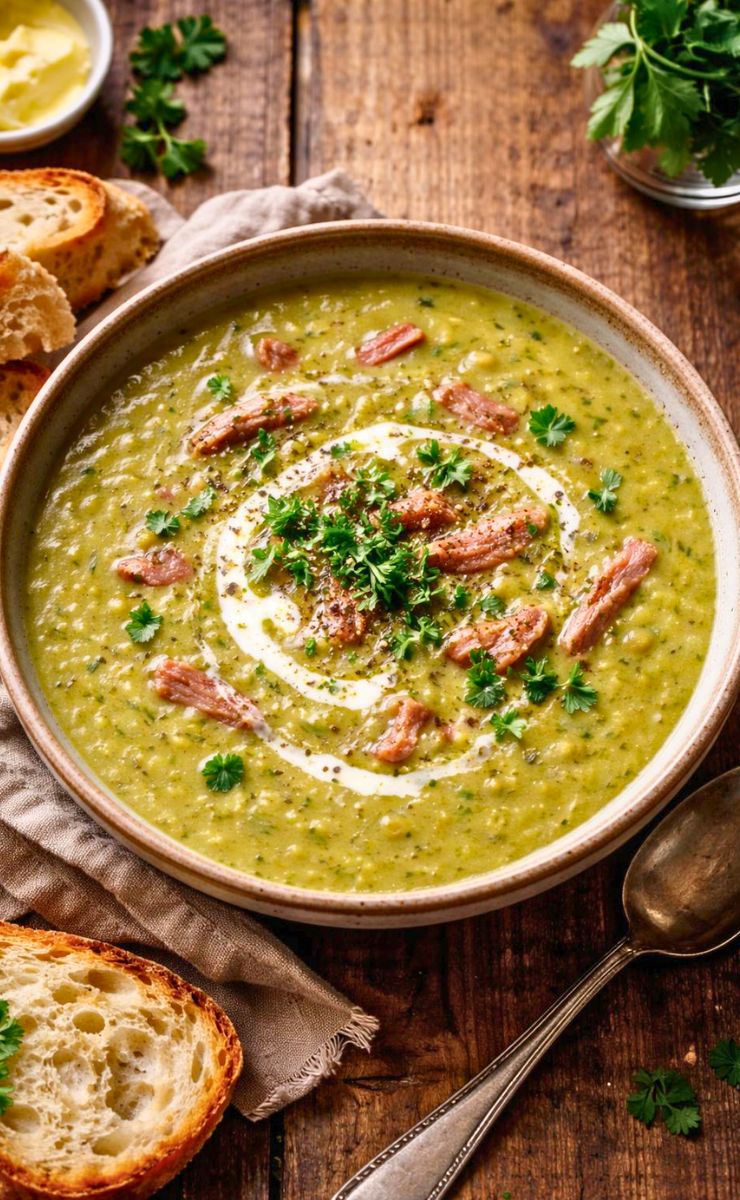 Hairy Bikers Pea and Ham Soup Recipe