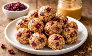 High-Protein Cranberry Energy Balls Recipe