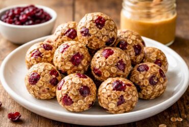High-Protein Cranberry Energy Balls Recipe