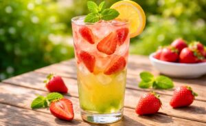 Iced Strawberry Green Tea Recipe
