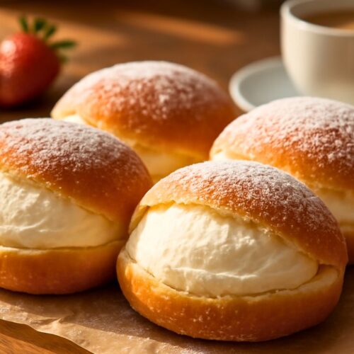 Korean Milk Cream Donut Recipe