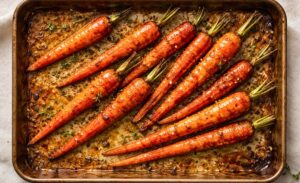 Maple Dijon Roasted Carrots Recipe