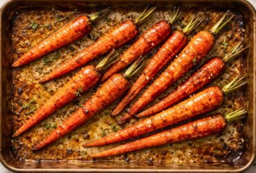 Maple Dijon Roasted Carrots Recipe