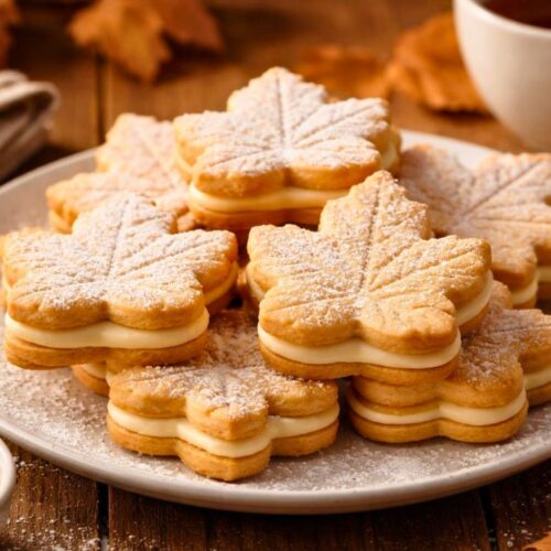 Maple Leaf Cream Cookies Recipe