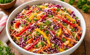 Mary Berry Rainbow Coleslaw Recipe