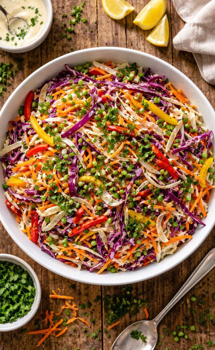 Mary Berry Rainbow Coleslaw Recipe