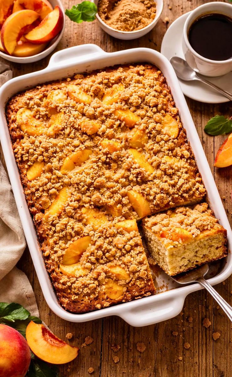 Peach Coffee Cake Recipe