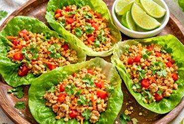 Thai Chicken Lettuce Wraps Recipe