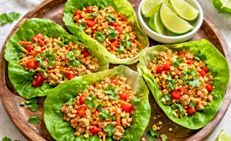 Thai Chicken Lettuce Wraps Recipe