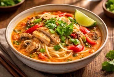 Thai Red Curry Noodle Soup Recipe