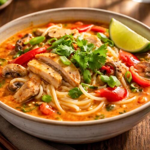 Thai Red Curry Noodle Soup Recipe