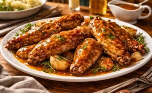 Turkey Wings with Gravy Recipe