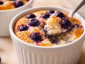 Baked Blueberry Cottage Cheese Bowls Recipe