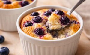 Baked Blueberry Cottage Cheese Bowls Recipe