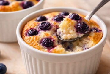 Baked Blueberry Cottage Cheese Bowls Recipe