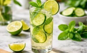 Cava Cucumber Mint Lime Drink Recipe