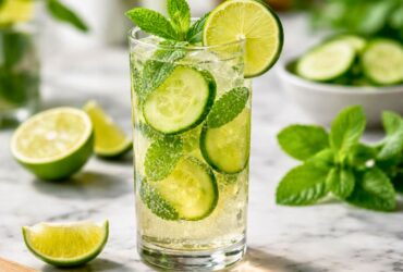 Cava Cucumber Mint Lime Drink Recipe