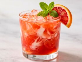 Easy Coconut Blood Orange Cocktail Recipe