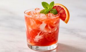 Easy Coconut Blood Orange Cocktail Recipe