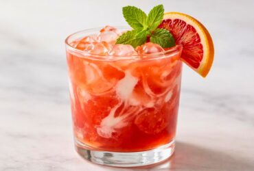 Easy Coconut Blood Orange Cocktail Recipe