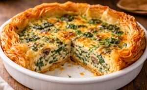 Hairy Bikers Filo Pastry Quiche Recipe