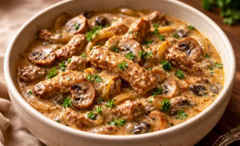 Hairy Bikers Pork Stroganoff Recipe