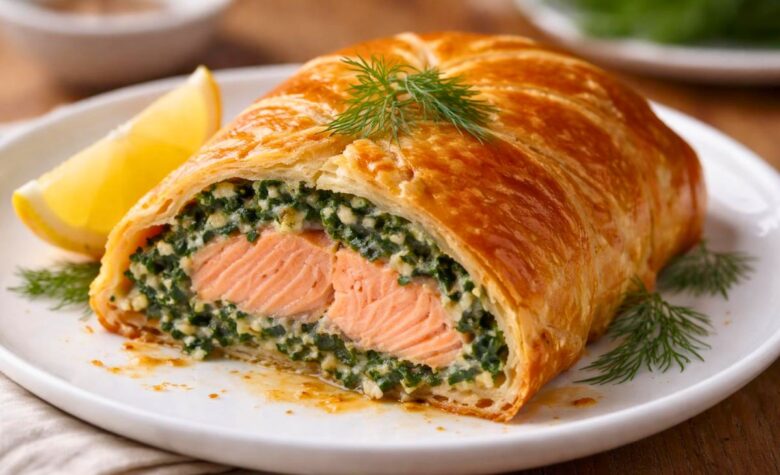 Hairy Bikers Salmon And Spinach En Croute Recipe