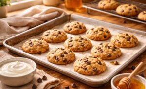 High-Protein Chocolate Chip Yogurt Cookies Recipe