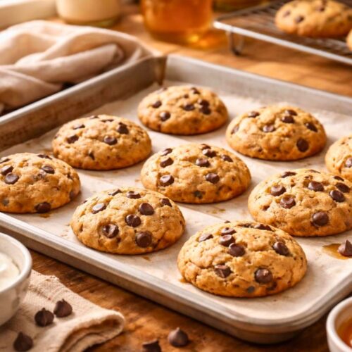 High-Protein Chocolate Chip Yogurt Cookies Recipe