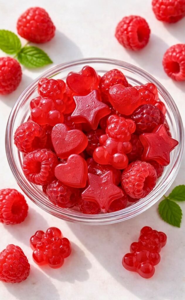 Homemade Raspberry Gummy Fruit Snacks Recipe - Zoey Cooks