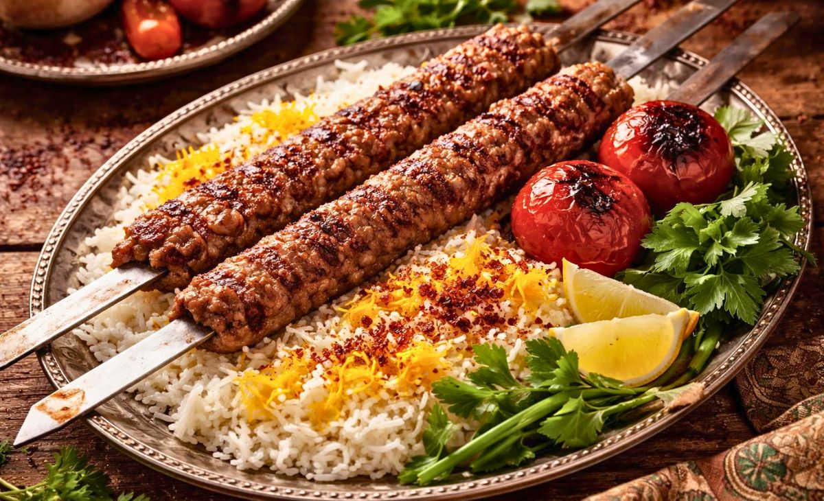 Iranian Chelo Kebab Recipe Zoey Cooks 