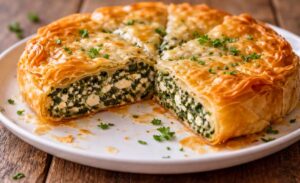 Jamie Oliver Feta Spinach Filo Pie Recipe