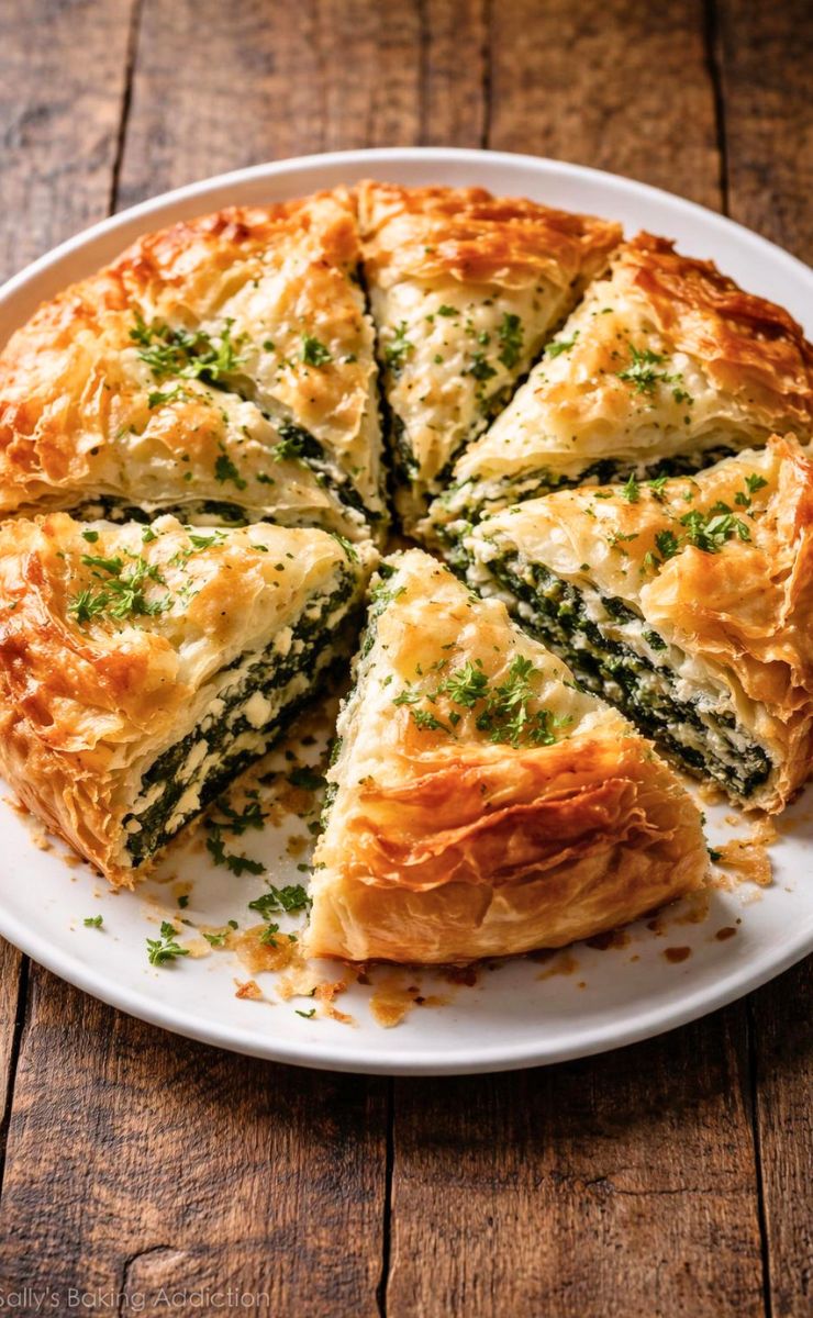 Jamie Oliver Feta Spinach Filo Pie Recipe