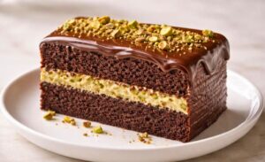 Pistachio Truffle Cake Recipe