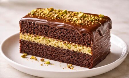 Pistachio Truffle Cake Recipe