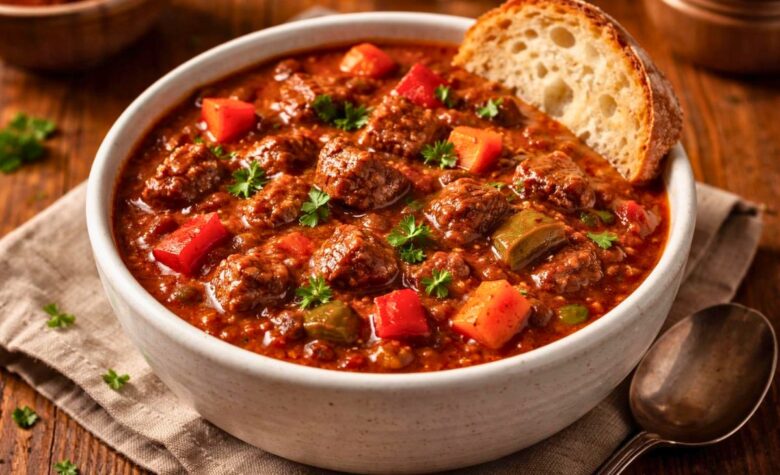 Slow Cooker No Bean Chili Recipe