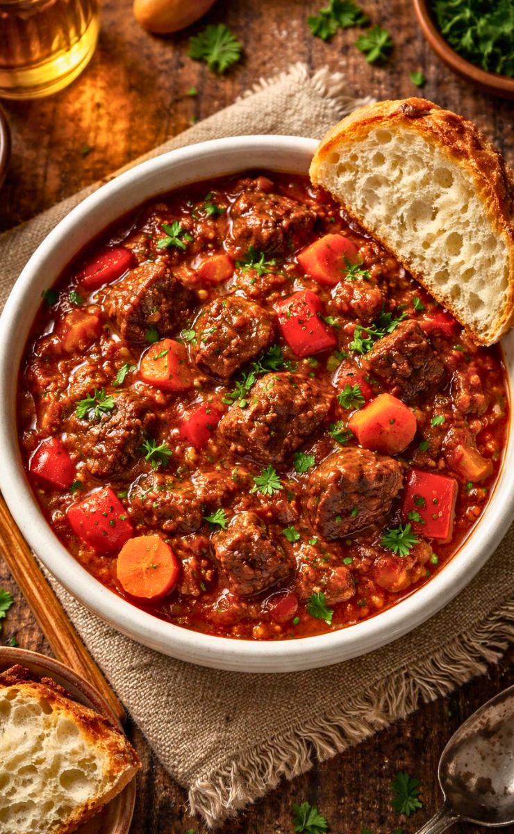 Slow Cooker No Bean Chili Recipe